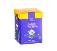 English Tea Shop | Tè Nero BIO e Bergamotto | Earl Grey Foglia Sfusa in Eco-Box Compostabile - 80 Gr | Tè Nero Earl Grey Gusto Forte Aromatico