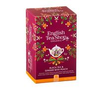 English Tea Shop Tè Nero Zenzero e Pesca 20 Filtri