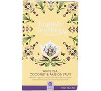 English tea shop White tea con coconut and passion fruit BIO 20 bags