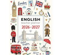 English Teacher Planner 2026-2027: Agenda del Docente Settimanale Formato A4 in lingua inglese | Registro Del Professore per l'anno Scolastico 26/27 | Regalo per insegnante.