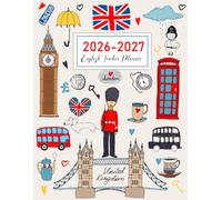 English Teacher Planner: Agenda docente per i professori di inglese, pianificazione settimanale completa e pratica con registro presenze, valutazioni, calendario, argomenti trattati | Formato A4.