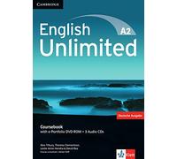 English Unlimited A2 - Elementary. Coursebook with e-Portfolio DVD-ROM + 3 Audio-CDs