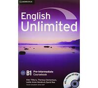 English Unlimited. Level B1 Coursebook with e-Portfolio