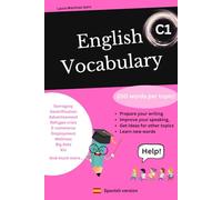 English vocabulary. C1: A word list of the most common topics
