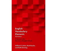 Keith Denning Brett Kessler William R. Leb English Vocabulary Elemen (Tascabile)