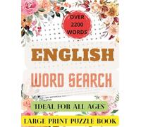 ENGLISH WORD SEARCH "IDEAL FOR ALL AGES LARGE PRINT PUZZLE BOOK