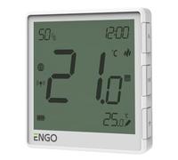 ENGO E-ONE Termostato intelligente wireless, controller programmabile WiFi, ZigBee 3.0, riscaldamento a pavimento, compatibile con Alexa, pompa di calore per caldaia TUYA Smartlife Control (bianco