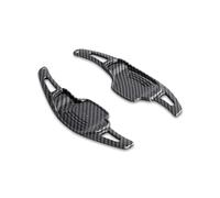 ENGOER Compatibile Con Cadillac Per XT5 Modello Standard 2016 2017 2018 1 Paio Di Adesivi Per Estensione Del Cambio Al Volante Dell'auto In ABS(Black)