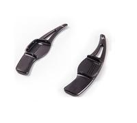 ENGOER Compatibile Con Hyundai Per Veloster 2015 2016 2017 2 Pezzi Estensioni Per Le Leve Del Cambio Al Volante Accessori Interni(Silver)