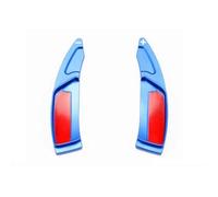 ENGOER Compatibile Con Peugeot Per 508 4008 5008 2008 1 Paio Di Copri-estensione Per Leve Del Cambio Al Volante Dell'auto Accessori Interni(Blue)