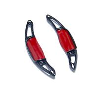 ENGOER Compatibile Con Toyota Per Camry 2018 2019 2020 2021 2022 1 Paio Di Estensioni Per Le Leve Del Cambio Al Volante Dell'auto Accessori Interni(B-Red carbon)