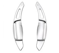 ENGOER Compatibile Con Toyota Per Camry Per Corolla 1 Paio Di Palette Per Cambio Al Volante Dell'auto Accessori Per La Modifica Degli Interni In Lega Di Alluminio(AluminumAlloy Silver)