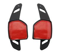 ENGOER Compatibile Con TT Q7 A5 S5 RS5 2007 2008 2009 2010 2011 1 Paio Di Accessori Per Auto Leve Del Cambio Al Volante Adesivi Di Estensione(Silver)