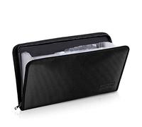 Engpow Cartellina portadocumenti a soffietto per ricevute e coupon, con 13 tasche espandibili, portatile, con cerniera ed etichette, per documenti formato A5, 29 x 16 cm