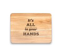 Engraved House Tagliere in Legno di Faggio "Your Hands"