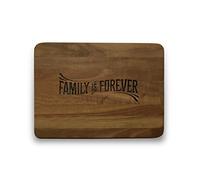 Engraved House Tagliere in Legno di Noce "Family"