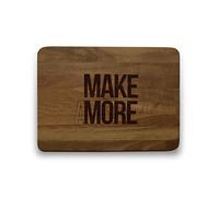 Engraved House Tagliere in Legno di Noce "Make"