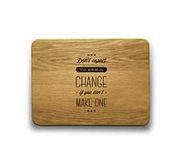 Engraved House Tagliere in Legno di Rovere "Change"
