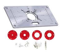 Engraving Machine Flip Board | Tool Steel Slotting Jig for Woodworking | Secure & Convenient Router Table Accessory/Trimming Machine Helper | 235mm x 140mm