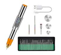 Engraving Pen Tool - Precision Rotary Etching Device for Metal, Glass, Wood, Stone, Jewelry, Ceramic | Handheld Electric Engraver Kit with Adjustable Speed, Portable Crafting Equipment