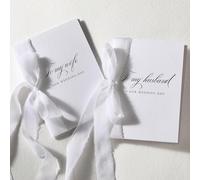 Engrowtic Set di 2 libri per le promesse di matrimonio, con nastro di seta e buste, formato A6, libro degli ospiti per sposi e sposi, per addio al nubilato, fidanzati, coppie, matrimonio essenziale