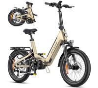 ENGWE Bici Elettrica con APP&IOT, Bicicletta Elettrica 48V 15Ah con Batteria fino a 160km, Sensore di coppia e Freno Idraulico, Pneumatici 20 * 3.0, 2 ore di carica (Giallo)
