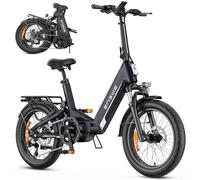 ENGWE Bici Elettrica con APP&IOT, Bicicletta Elettrica 48V 15Ah con Batteria fino a 160km, Sensore di coppia e Freno Idraulico, Pneumatici 20 * 3.0, 2 ore di carica (Nero)