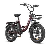 ENGWE Bicicletta Elettrica Adulto, 20'' ×4.0'' Fat Tire Bici Elettrica per Donna, 7 Velocità, 250W Batteria Rimovibile 48V 13Ah Autonomia bis zu 120 km L20/L20 BOOST