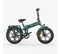 Engwe Engine Pro 2.0 Bicicletta elettrica pieghevole - Pneumatici da 20 pollici Motore da 750W Batteria da 52V16Ah Autonomia 110KM - Verde - Nouvo