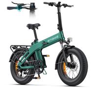 ENGWE EP-2 3.0 Boost Bici Elettrica Pieghevole, Dotata di Bluetoo Verde Standard