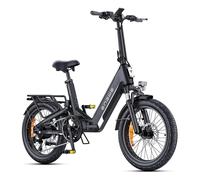 ENGWE L20 3.0 Boost 20'' Fat Tire Ebike 250W 75Nm Boost Power Full Suspension E-bike compatta con batteria da 48 V 13,5 Ah - Nouvo
