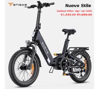 ENGWE L20 3.0 PRO 20'' Pieghevole Bicicletta Elettrica 48V 13Ah Antifurto E Bike