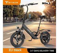 ENGWE Mile 1 Bici elettrica pieghevole a due ruote 250W 36V 10.4Ah Pneumatici da 14 pollici Mini bici elettrica pieghevole leggera