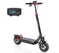 ENGWE Monopattino Elettrico Pieghevole con Batteria da 48V 18,2Ah fino a 70km, Pneumatici da 10 * 4.0 Pollici, Inclinazione Massima di 15° &Freni a Disco Meccaniciz &Display LCD (Nero+Rosso)