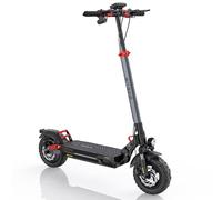 ENGWE Monopattino Elettrico Pieghevole con Batteria da 48V 18,2Ah fino a 70km, Pneumatici da 10 * 4.0 Pollici, Inclinazione Massima di 15° &Freni a Disco Meccaniciz &Display LCD (Nero+Grigio)