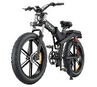ENGWE X26 48V 29Ah Doppia batteria 1000W Bici elettrica pieghevole fuoristrada-Nero - Nouvo