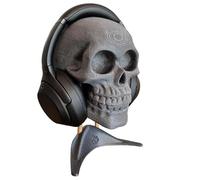 Enhanc3d Designs Supporto per Cuffie a Forma di Teschio, Cuffie gioco, Vassoio per Cuffie, Accessori da Gioco, Prodotto in Europa