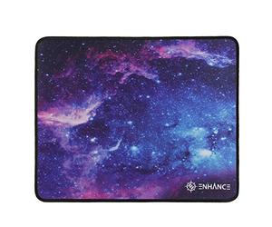 ENHANCE Ampio Tappetino per Mouse da Gioco XL - Tappetino per Mouse Grande, Cuciture Anti-sfilacciatura, Base in Gomma Antiscivolo, Tracciamento ad Alta Precisione - Serie Voltaic (Galaxy)