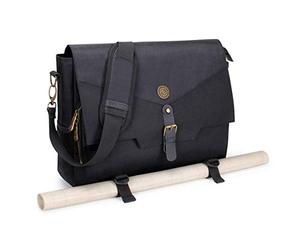 ENHANCE Borsa Essentials da Tavolo per Giochi di Ruolo - Borsa Messenger D&D Adatta al Manuale del Giocatore, Raccoglitori, Dadi e Accessori con Tasca per Laptop da 17 "e Tracolle da Battaglia