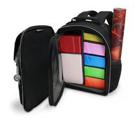 ENHANCE Borsa MTG Edizione Collector Compatibile con Deck Box, Classeur Top Loader, Mazzo Commander e Accessori TCG - Borsa da Viaggio TCG con Schermo Card e Interno Personalizzabile (Drago Nero)