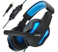 ENHANCE Cuffie da Gioco - USB Gaming Headset con Microfono, Surround Sound 7.1, LED Luce, i Controllo del Volume, Morbidi Padiglioni Auricolari - Ideale per PC, PS5, PS4