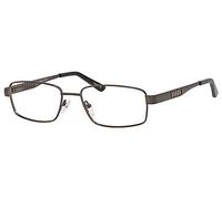 Enhance da Uomo Big&tall EN3858-GNS-63mm Design Montatura Occhiali Piombo Silver