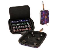 ENHANCE Designer Edition Vassoio per Dadi - Custodia ce porta dadi per 28+ con protezione EVA - Vassoio da lancio con supporto rimovibile, ideale per DnD e altri giochi RPG da tavolo (Galassia)