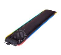 ENHANCE Poggiapolsi a LED con morbido supporto in memory foam per tastiere full size - Cuscinetto poggiapolsi con 7 colori illuminati, 3 modalità di colore, controllo intelligente, base antiscivolo -