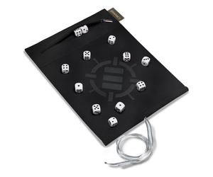 Enhance Tabletop Accessories Roll on a Scroll Dice and Rolling Mat White