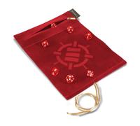 Enhance Tabletop Roll on a Scroll Bag with Dice Red