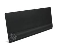 ENHANCE Tappetino da Gioco Grande e Allungato con Poggiapolsi in Schiuma di Memoria (80 x 35 x 3 cm) - Cucitura Anti-Sfilacciamento e Tappetino di Superficie Morbido di Alta Qualità (Nero)