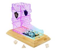Enhance Tabletop Series Led Dice Tower Con Dice Set Clear Enhance
