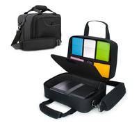 USA Gear Borsa Porta Mazzi di Carte Compatibile con Giochi di Carte TCG e CCG - Borsa Protettiva per Carte con Tracolla Imbottita, Interno Personalizzabile, Resistente alle Intemperie - Nero