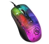 ENHANCE Voltaic 2 Gaming Mouse - Per PC con 7 Pulsanti Programmabili, 7000 DPI, Sensore Ottico Preciso, Design Ergonomico con Circuiti Luminosi - Software Incluso per Personalizzazione Completa